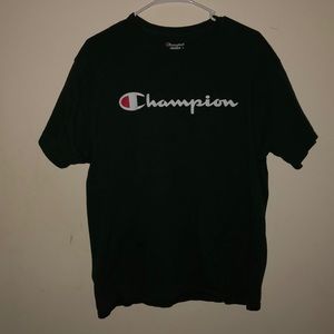 Champions dark green shirt